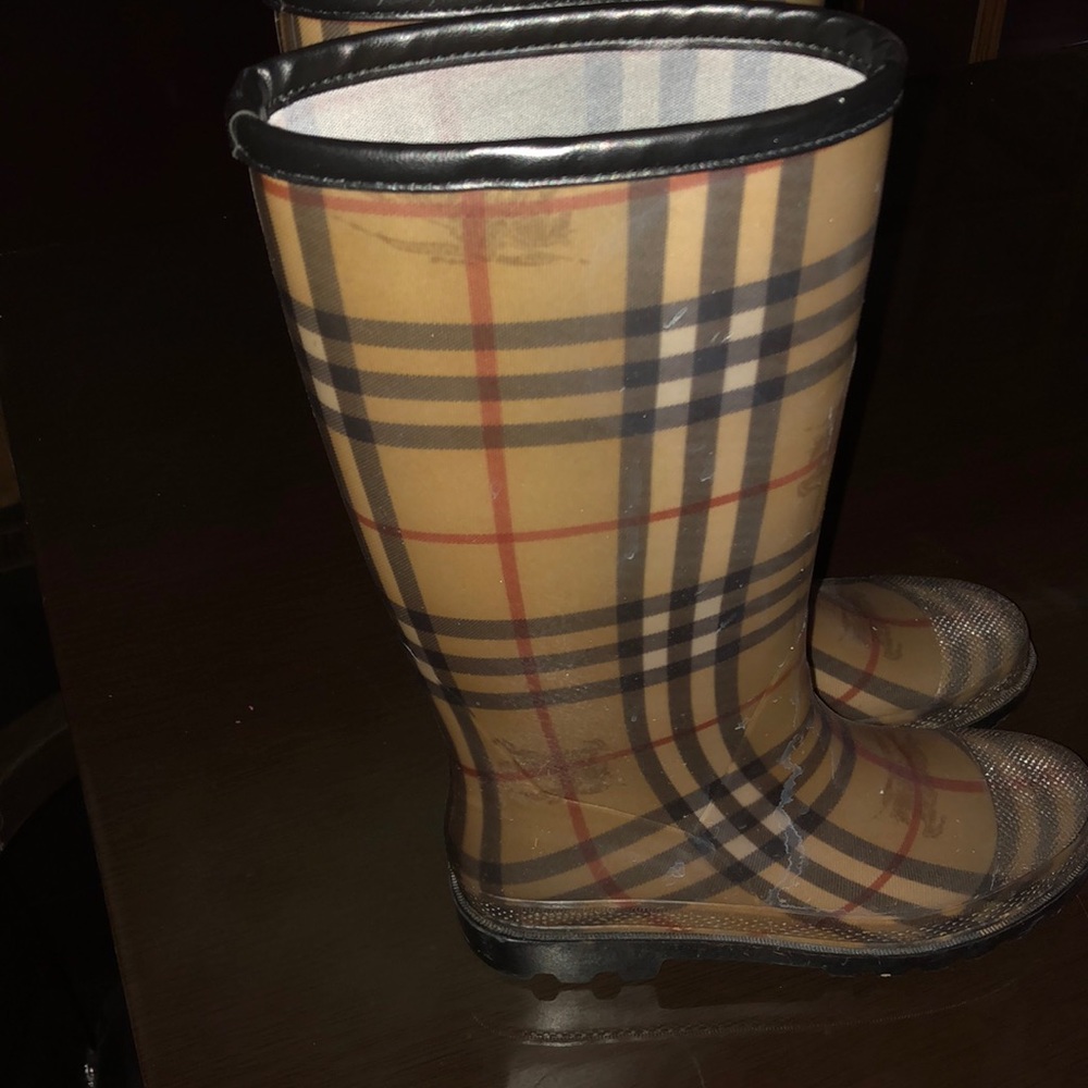 Burberry logo print rain boots - Picture 6 of 6